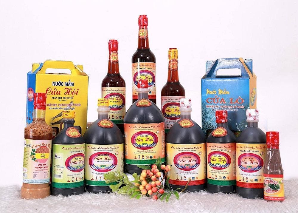 Nước mắm Cửa L&ograve;/Cửa Hội (Nguồn: Thuỷ sản Nghệ An)